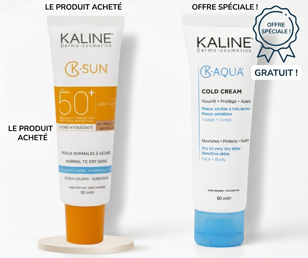 Kaline K-Sun SPF 50+ 50 ml + K-Aqua Cold Cream 50 ml OFFERTE !